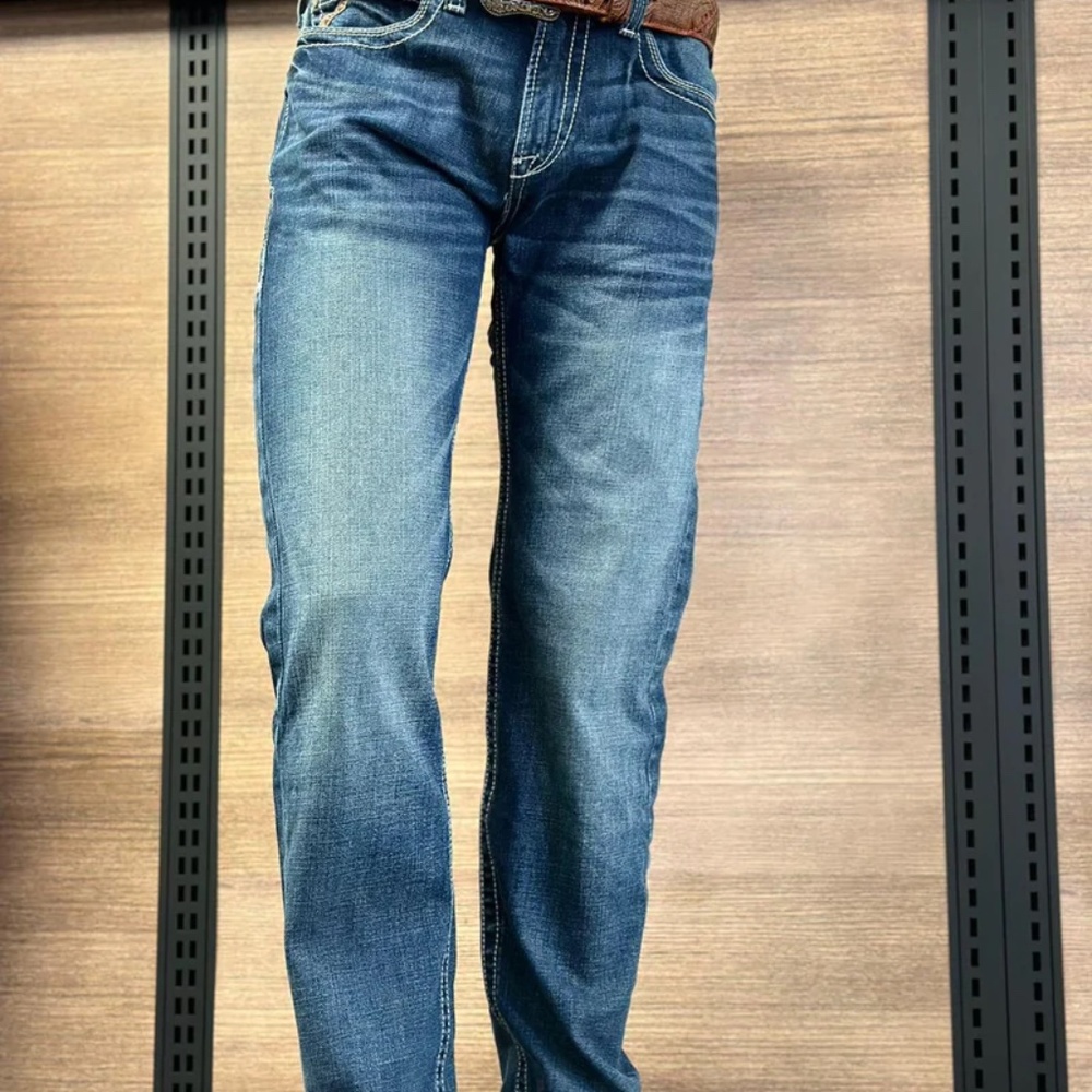 Mens ariat Mid Rise Boot cut jeans